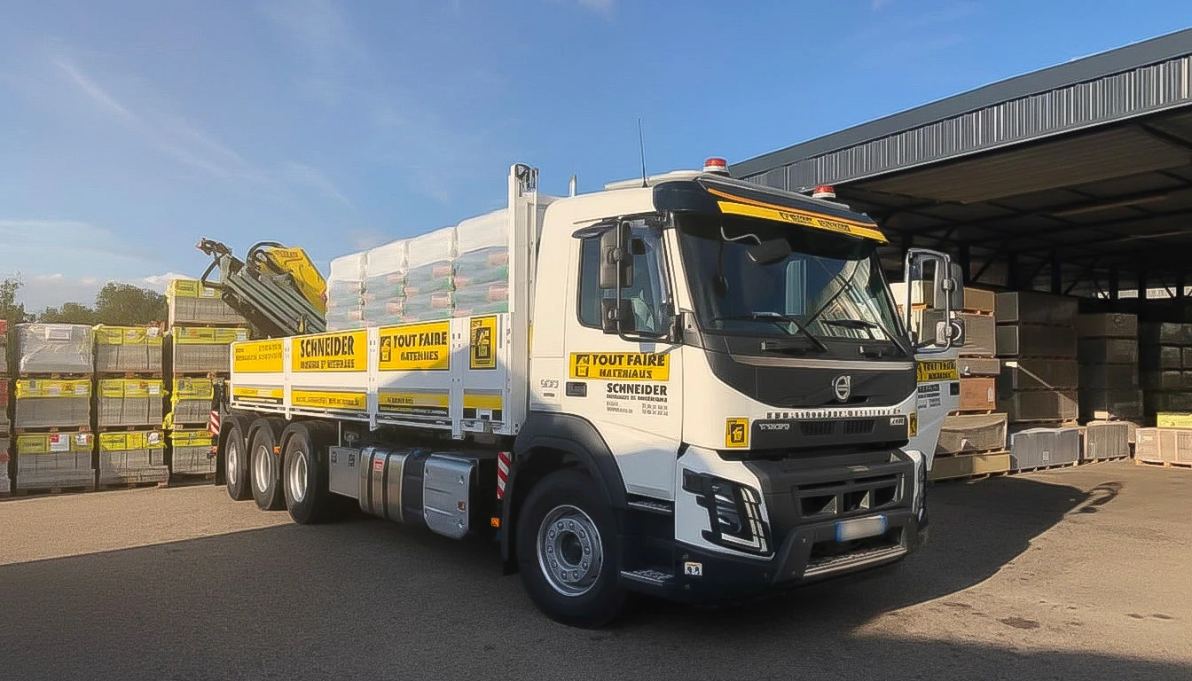 Un livreur avec smartphone et parapluie travaille pendant la pluie